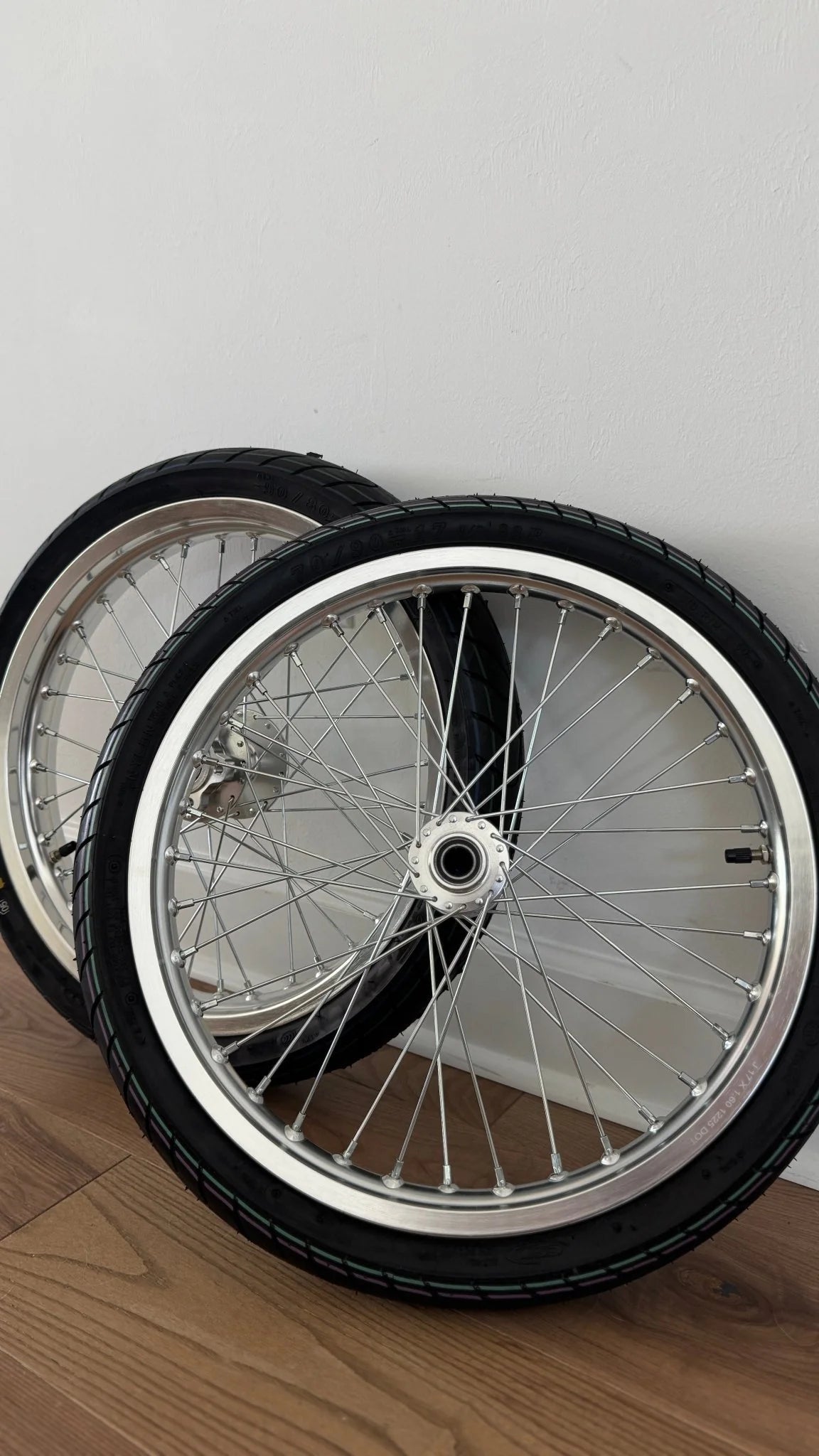 Chrome Surron LBX/E Ride Pro Supermoto Wheel Set - txdesigns