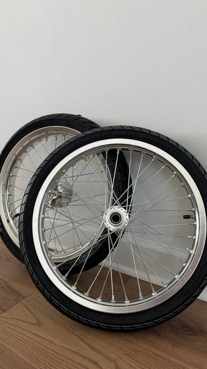 Chrome Surron LBX/E Ride Pro Supermoto Wheel Set - txdesigns