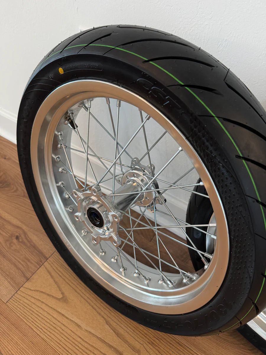 Chrome Surron Ultra Bee Supermoto Wheel Set - txdesigns