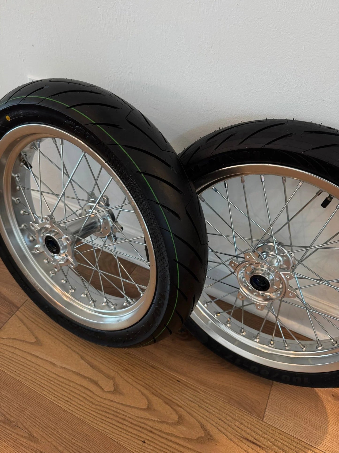 Chrome Surron Ultra Bee Supermoto Wheel Set - txdesigns