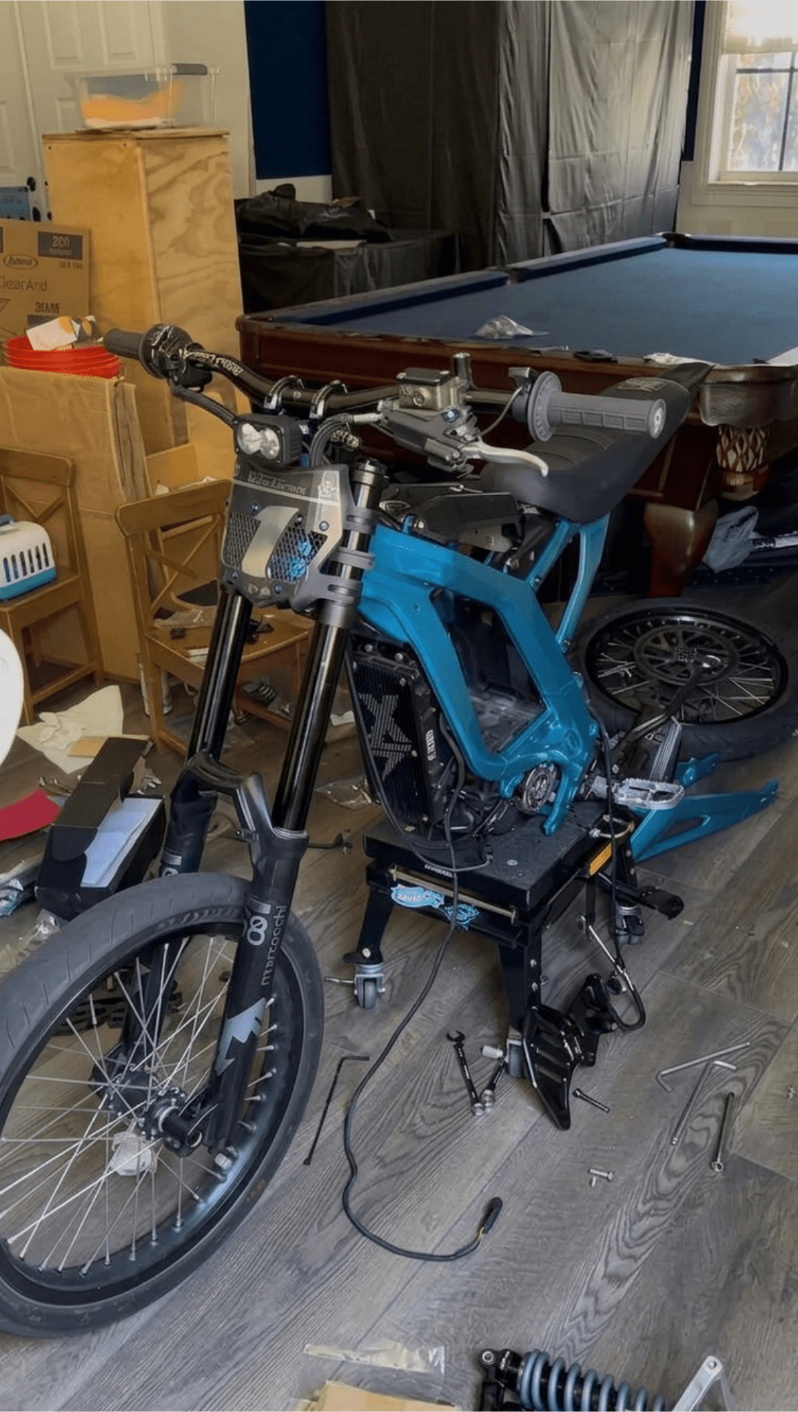 Surron Light Bee "Coated" Frame Guards - txdesigns